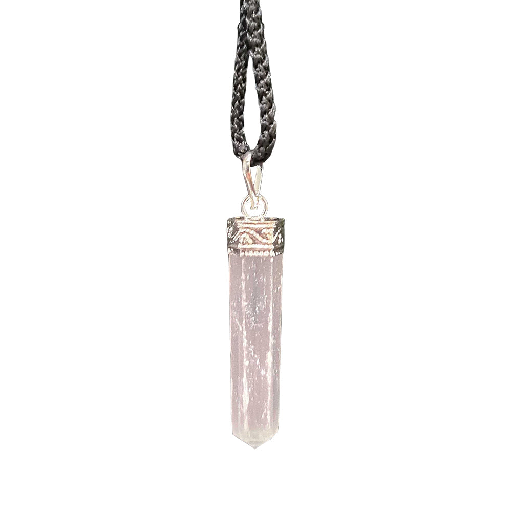 Crystal Pendant - Pencil - Selenite