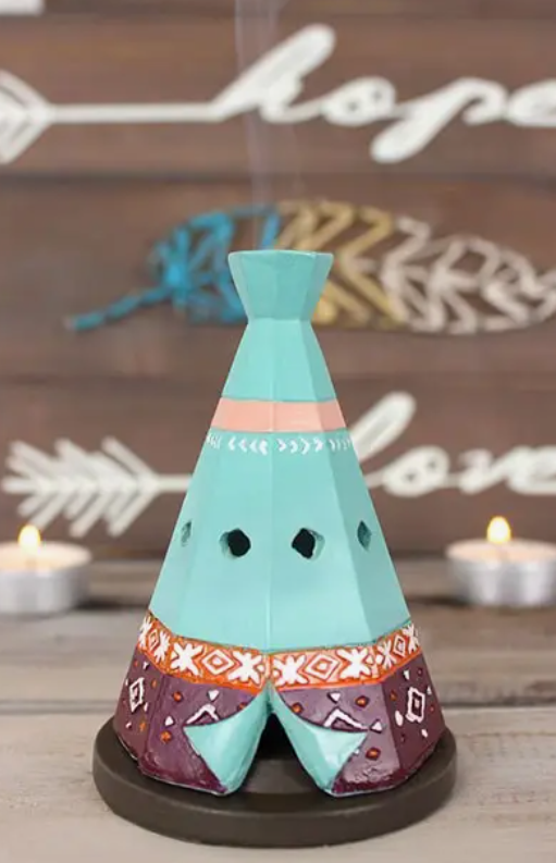 Incense Cone Burner - Teepee Tent