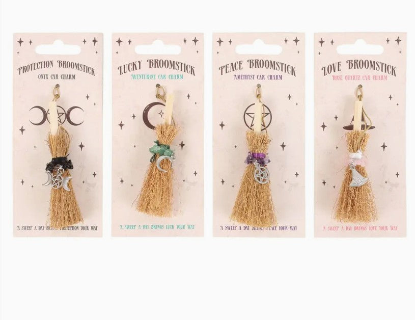 Broomstick Car Charms
