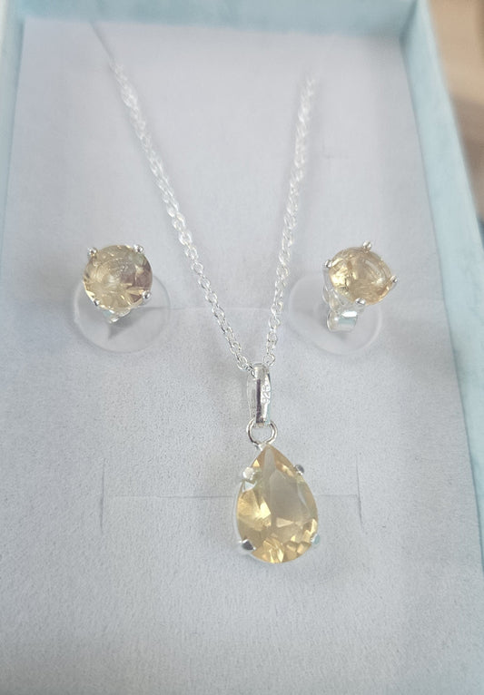 Silver & Crystal Jewellery Sets