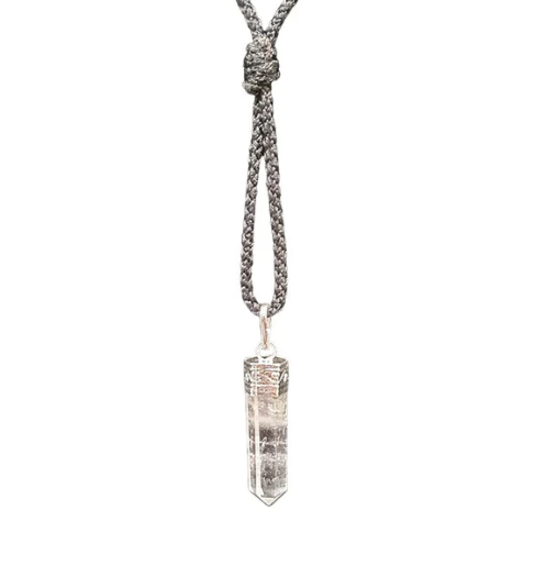 Crystal Pendant - Pencil - Clear Quartz