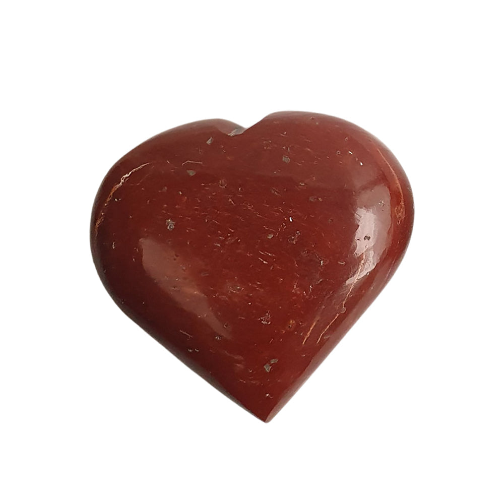 Crystal Heart - Red Jasper