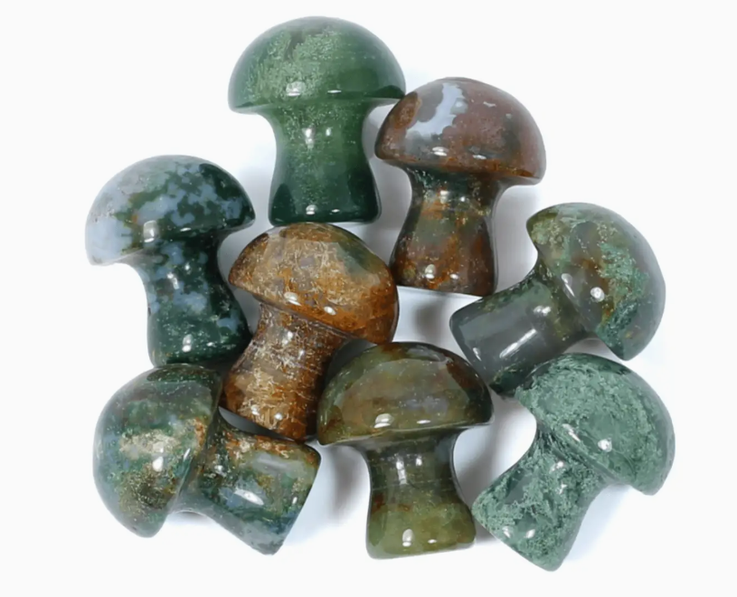 Crystal Mushroom Carvings 2cm