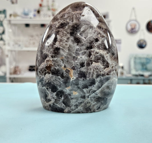 Crystal Freeform - Dream Amethyst with Smoky Quartz