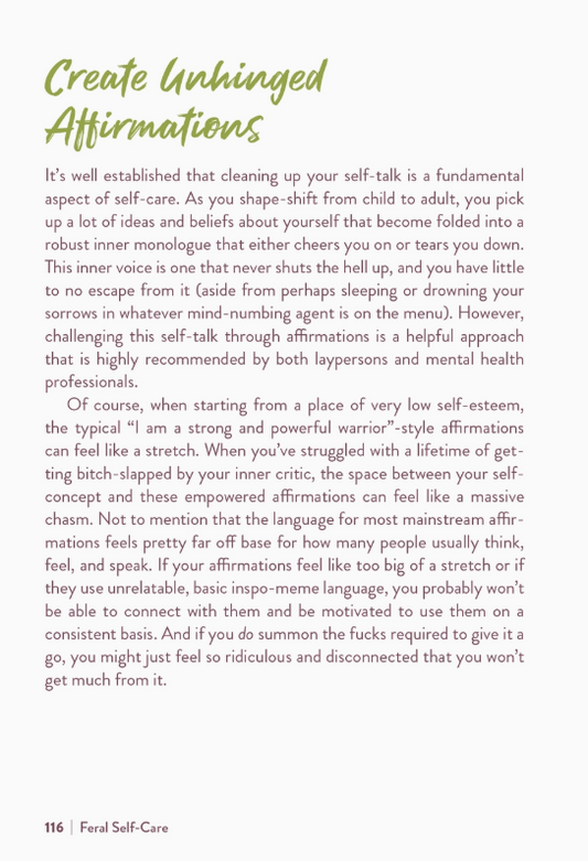 Feral Self-Care by Mandi Em