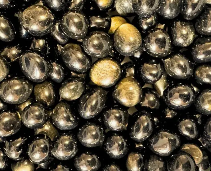 Crystals - Polished Tumble Stones - Golden Sheen Obsidian