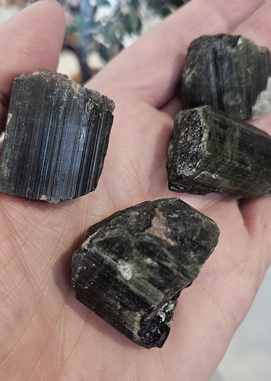 Crystals - Rough Cut - Green Tourmaline