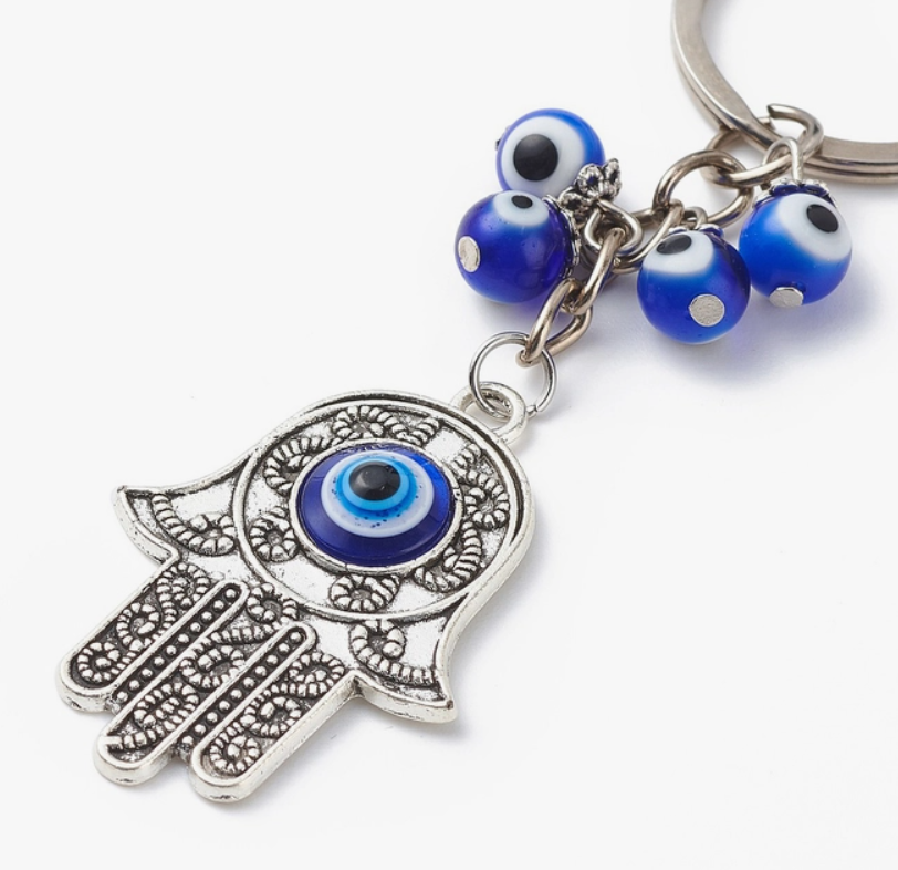 Keyring - Evil Eye & Hamsa Hand