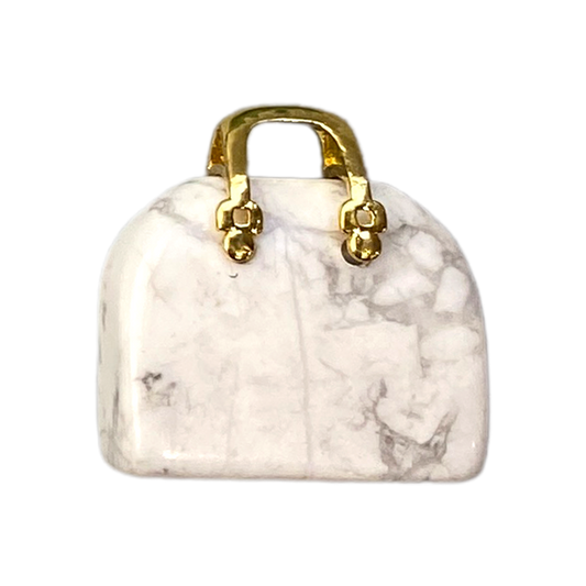 Crystals - Mini Handbag - Howlite