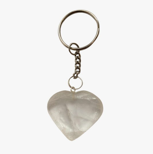 Crystal Heart Keyring