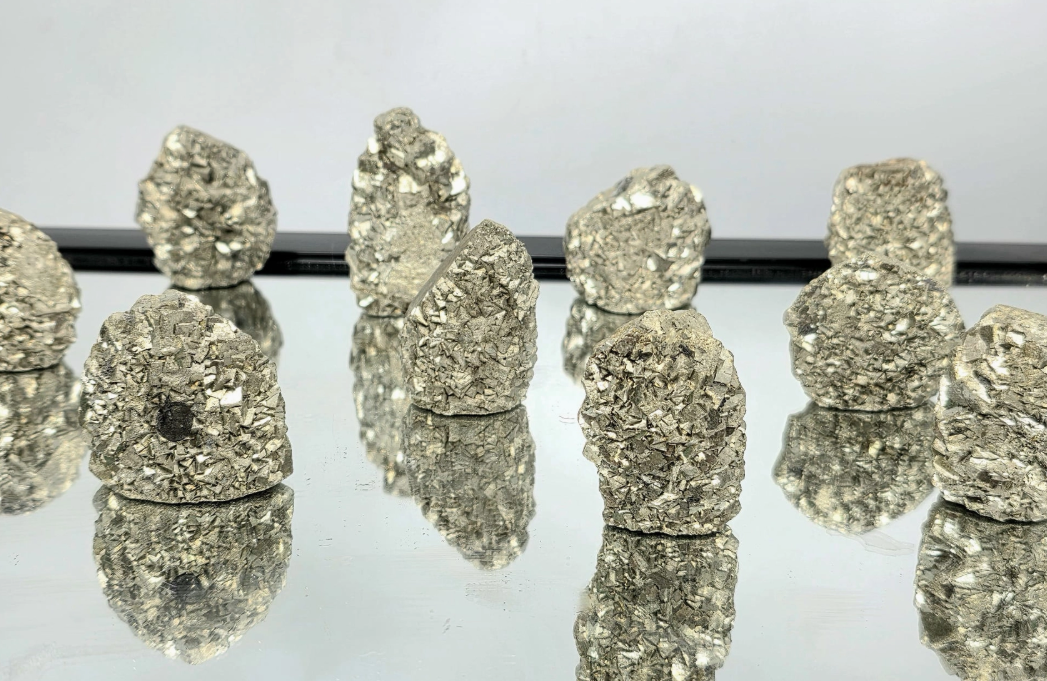 Crystals - Indian Pyrite Cut Base