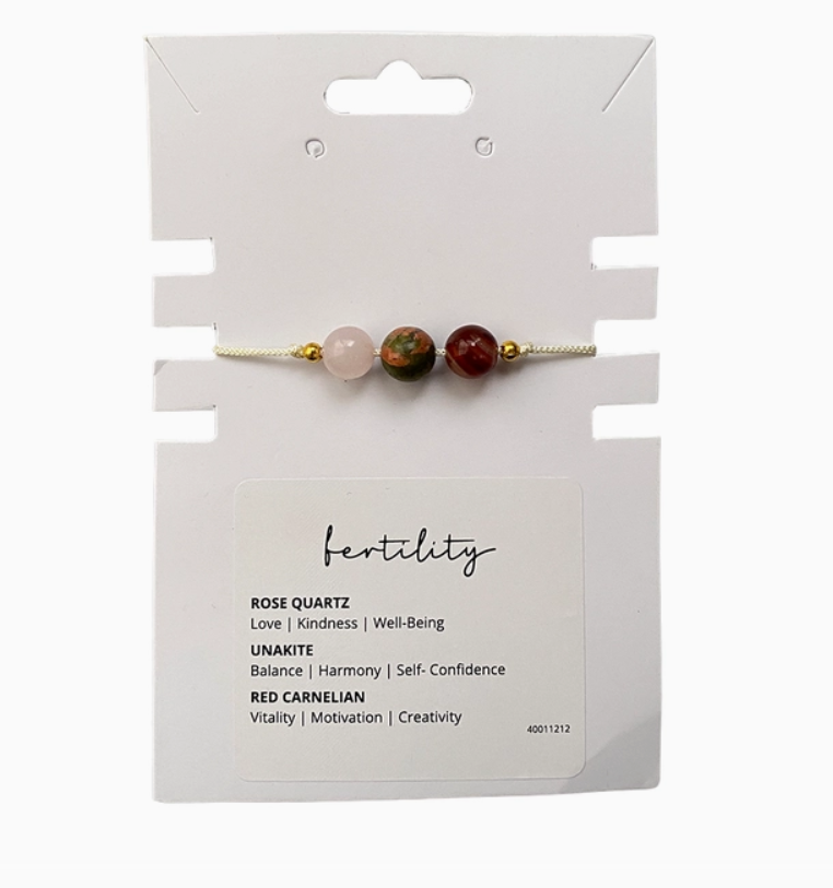 Triple Bead Crystal Bracelet - Intention Wish Bracelet
