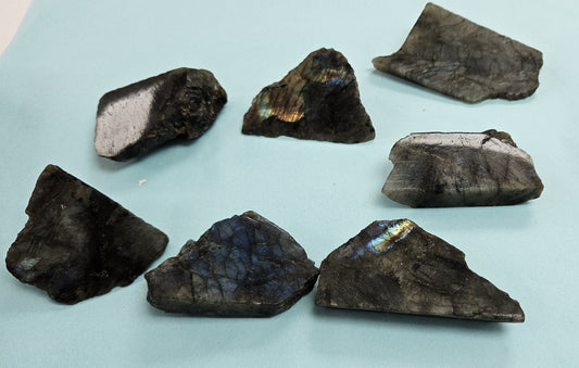 Labradorite Slices (1/2 polished)