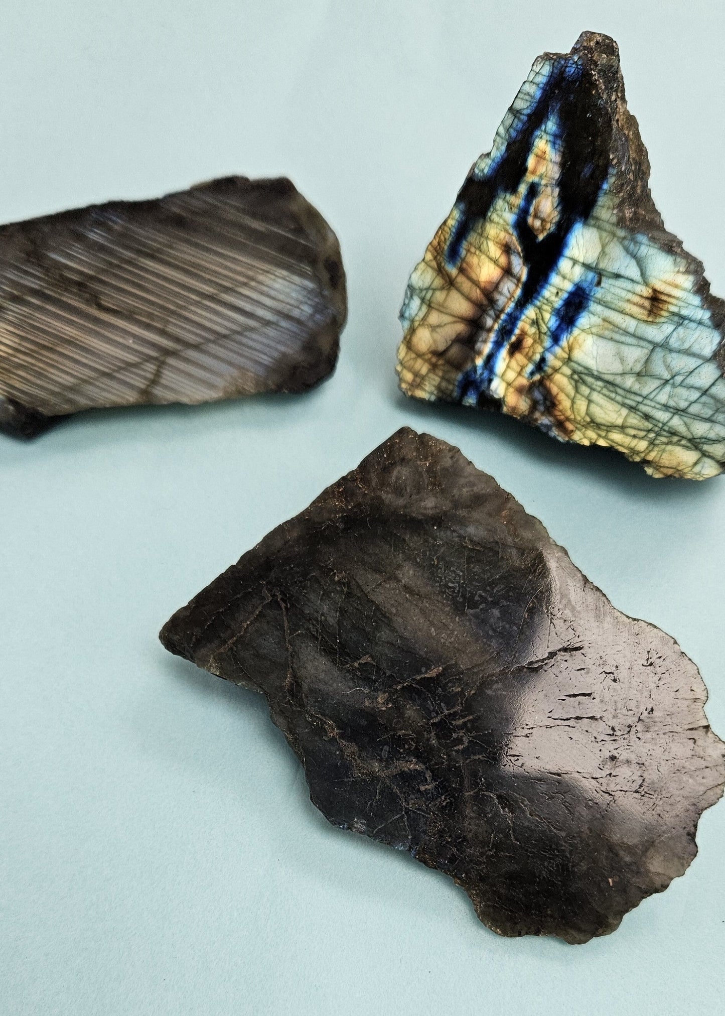 Labradorite Slices (1/2 polished)