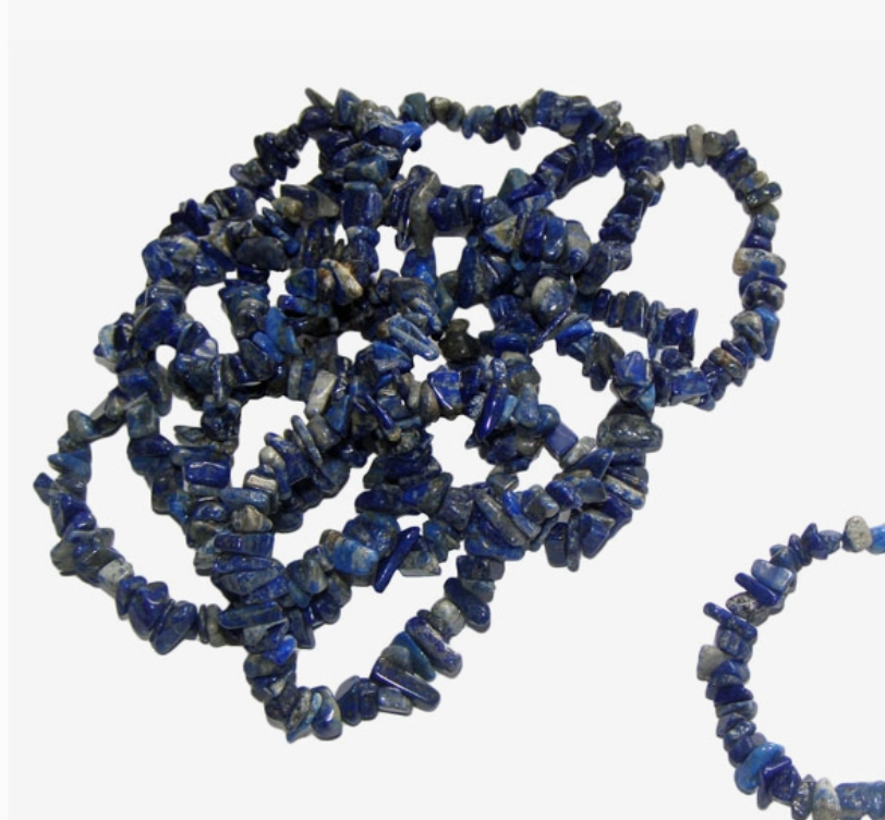 Crystal Chip Bracelet - Lapis Lazuli