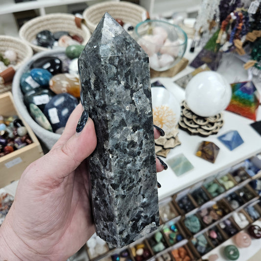 Crystal Tower - Larvikite