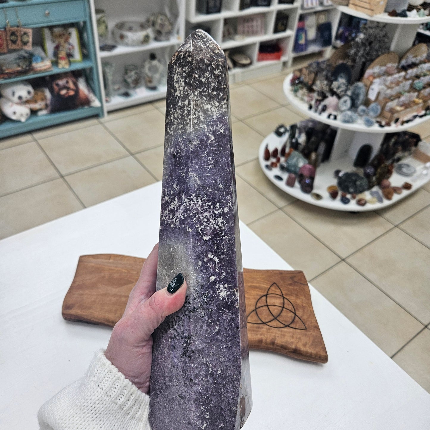 Crystal Tower - Lepidolite XL