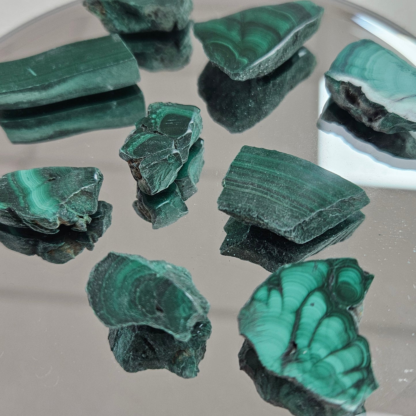 Crystals - Malachite Polished Slices