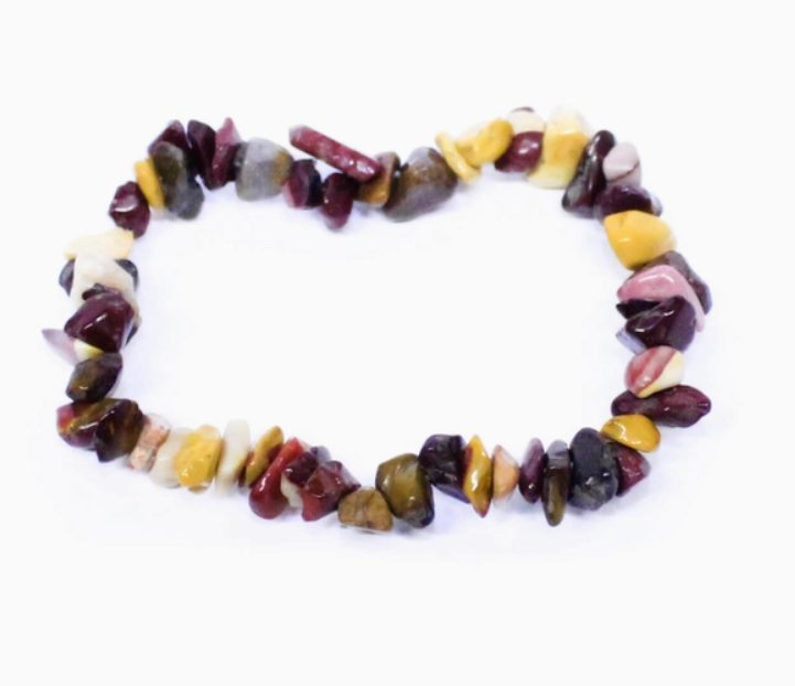 Crystal Chip Bracelet - Mookaite