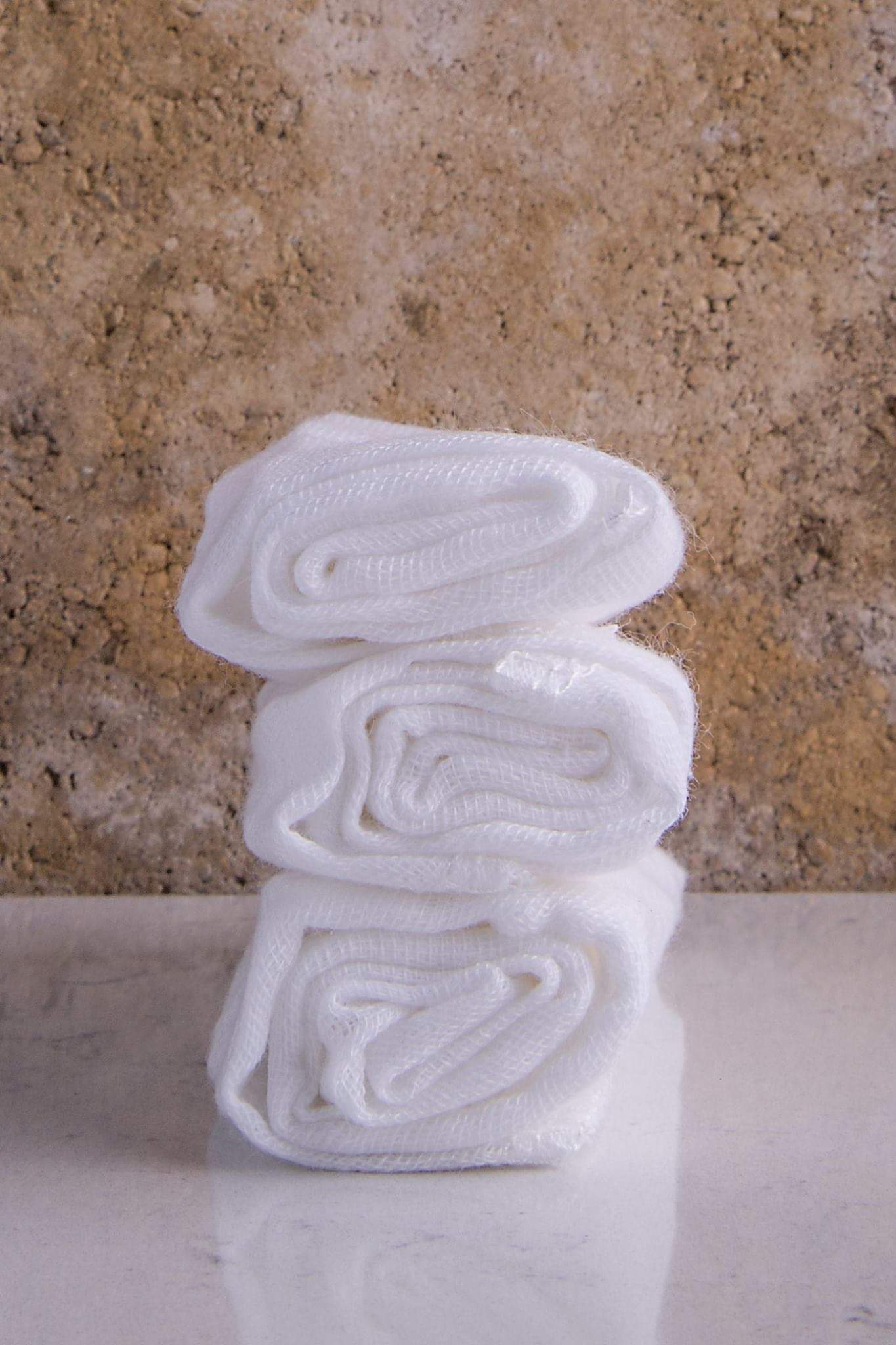 MUSLIN CLOTHS - PACK OF 3