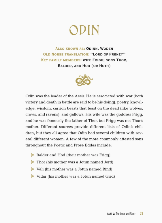 Norse Mythology: the Gods, Goddesses, and Heroes Handbook