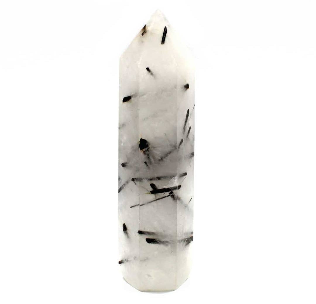 Crystal Tower - Tourmalinated Quartz