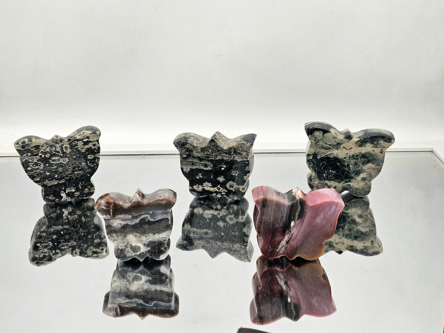 Crystal Butterfly - Ocean Jasper