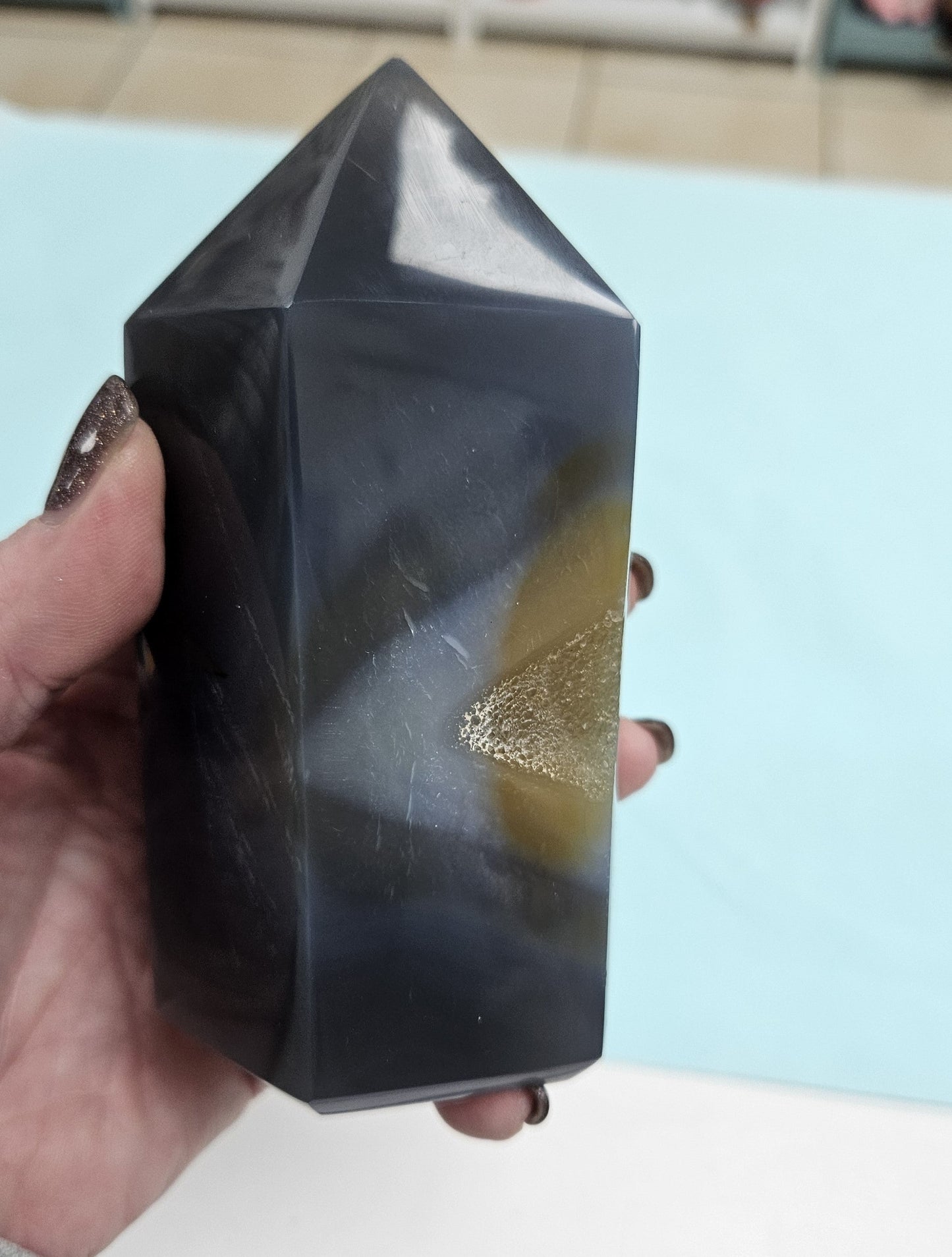 Crystal Tower - Orca Agate