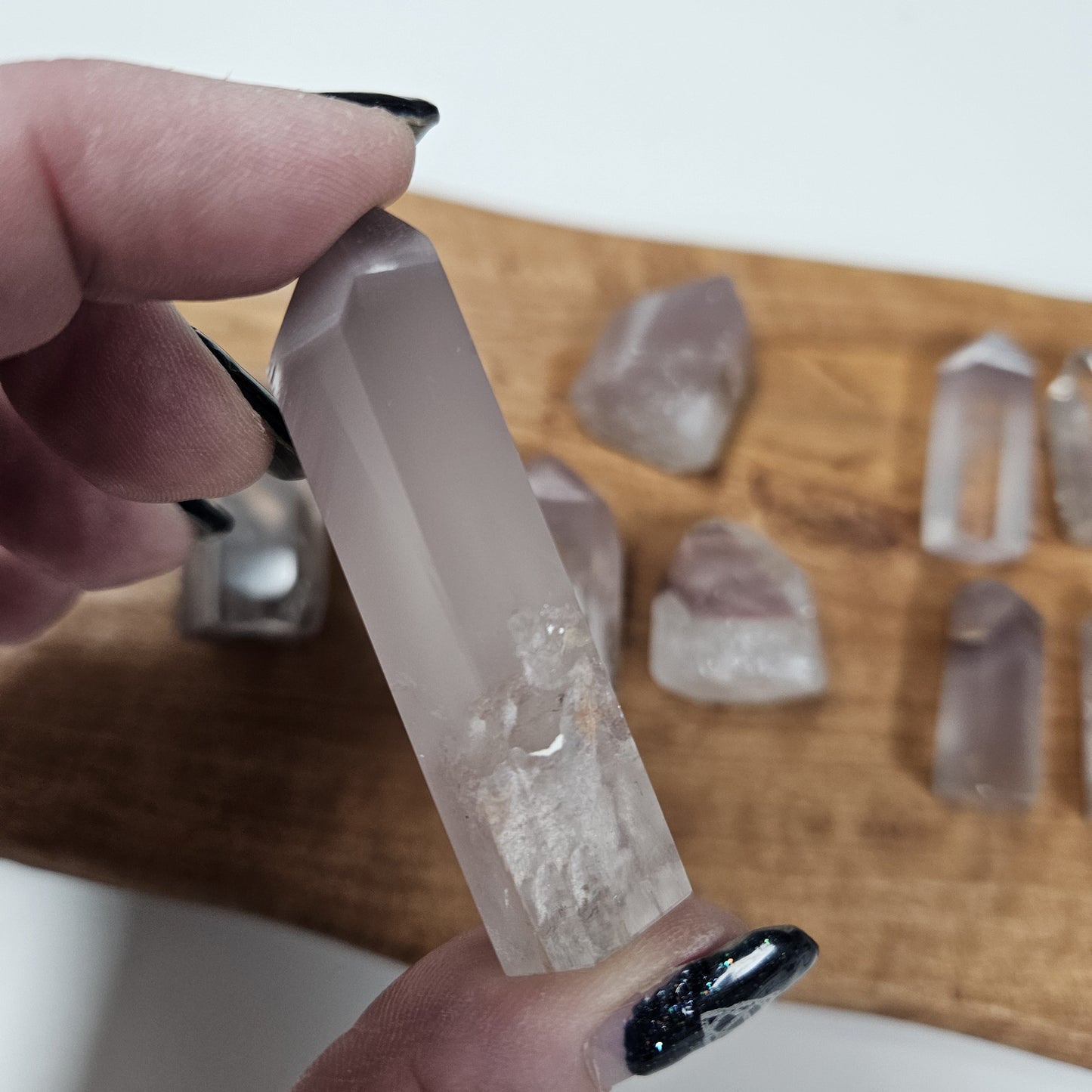 Crystal Tower / Point - Pink Lithium