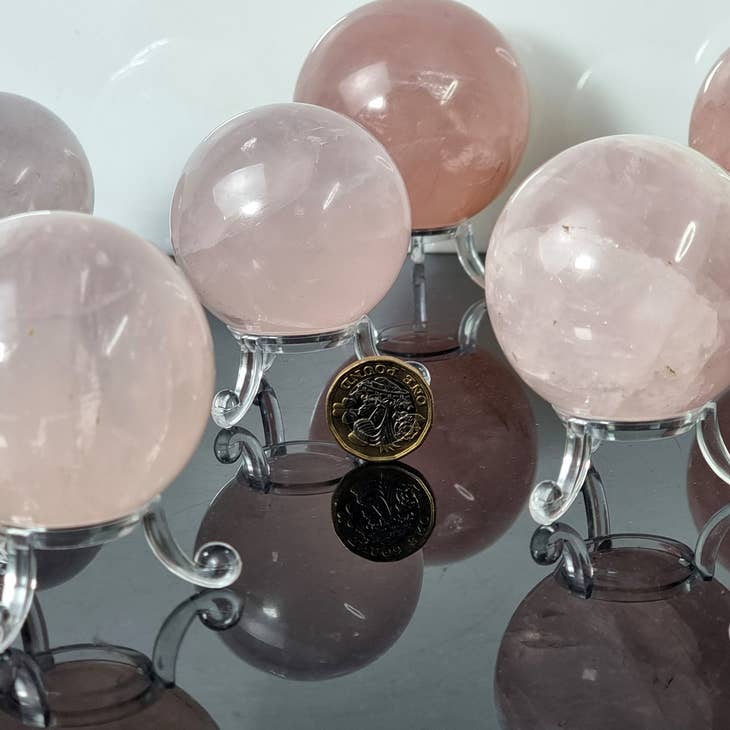 Crystal Sphere - Rose Quartz