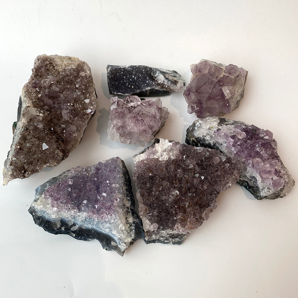 Crystal Cluster - Rough Cut - Amethyst
