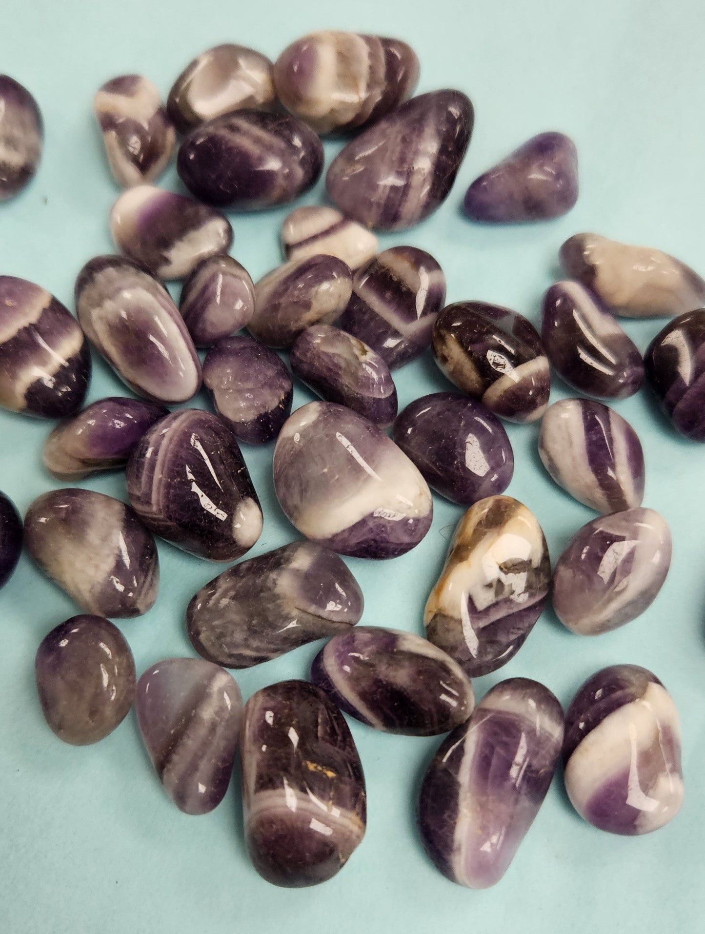 Crystals - Polished Tumble Stones - Dream Amethyst
