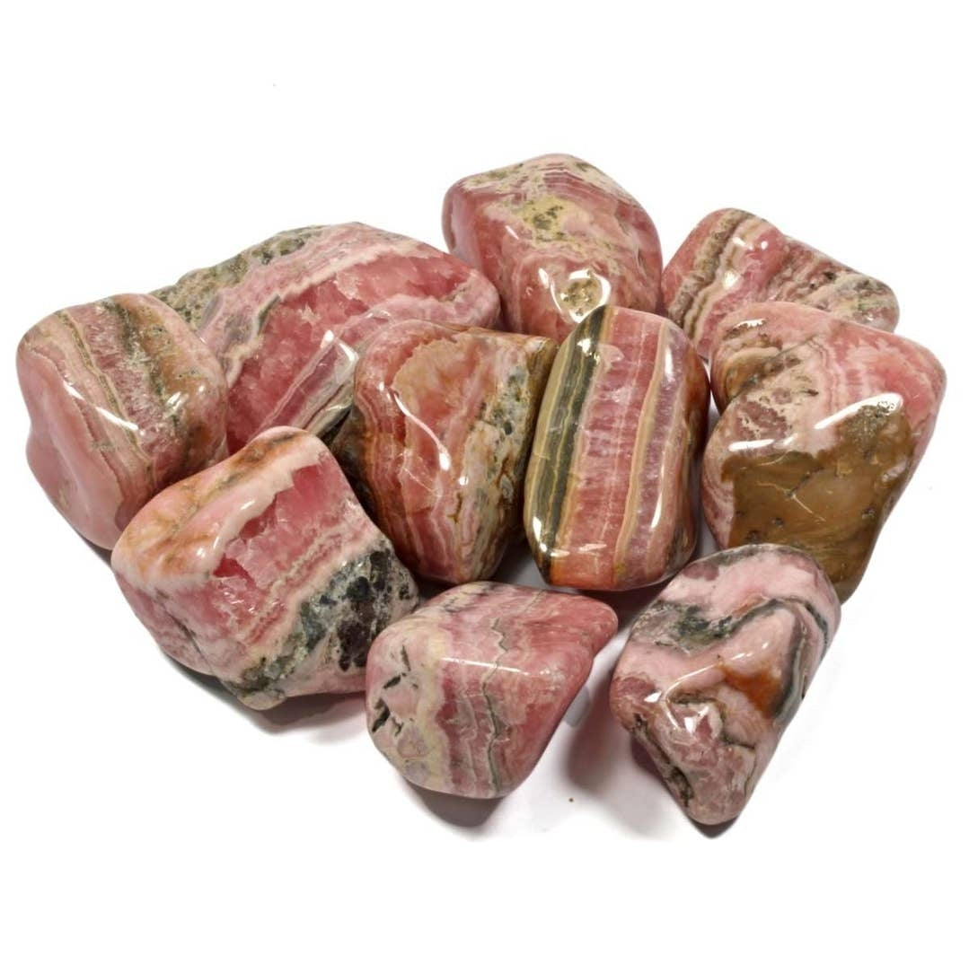 Crystals - Polished Tumble Stones - Rhodochrosite