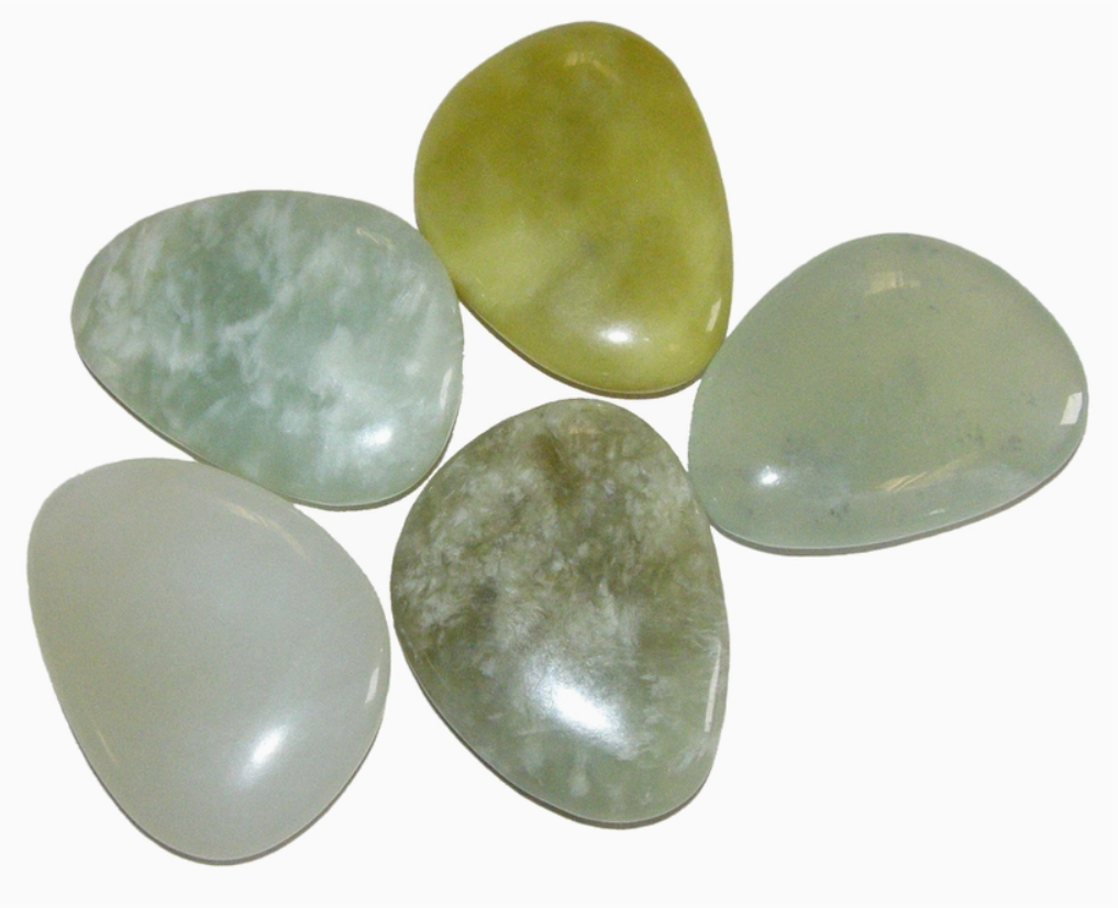 Crystal Worry Stone - New Jade