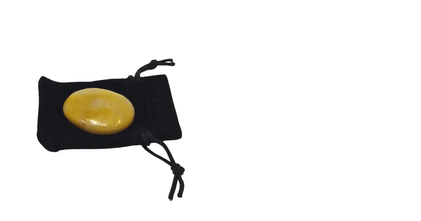 Crystal Worry Stone - Yellow Aventurine