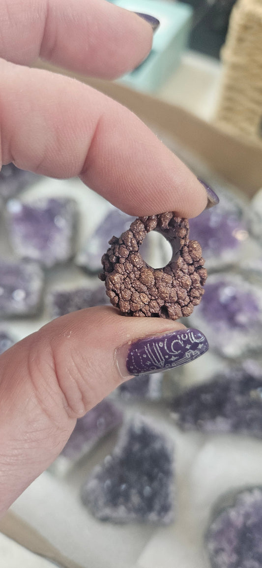 Crystals - Pendant - Natural Copper Charm