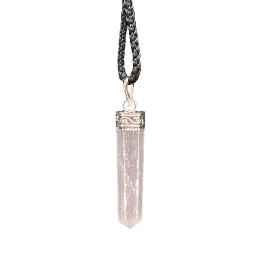 Crystal Pendant - Pencil - Selenite