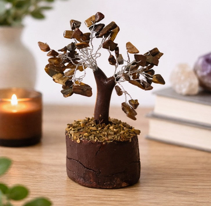 Crystal Tree - Wooden Base (60 beads)
