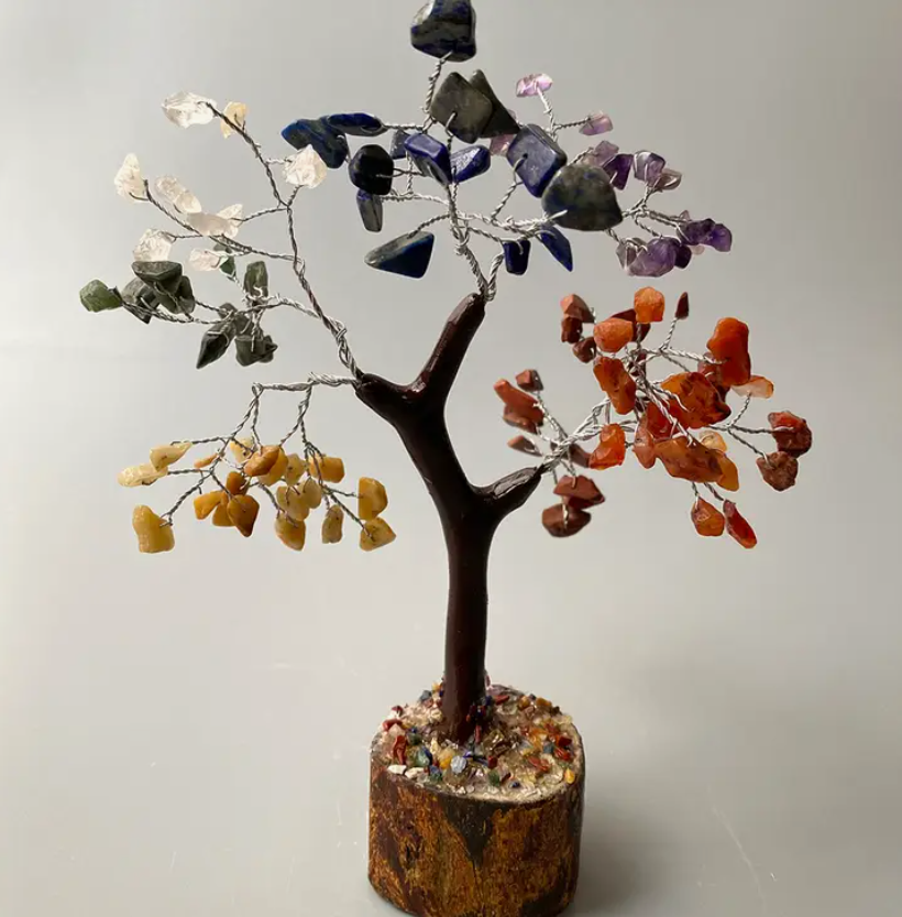 Crystal Tree - Wooden Base (100 beads)