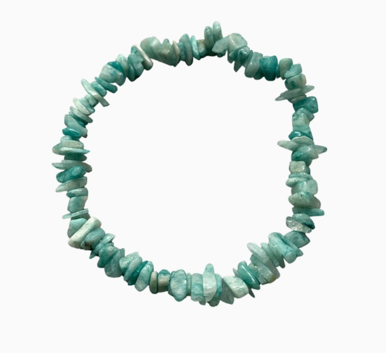 Crystal Chip Bracelet - Amazonite