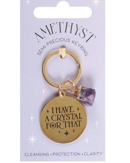 Crystal Keyring - I Have a Crystal for That - Amethyst