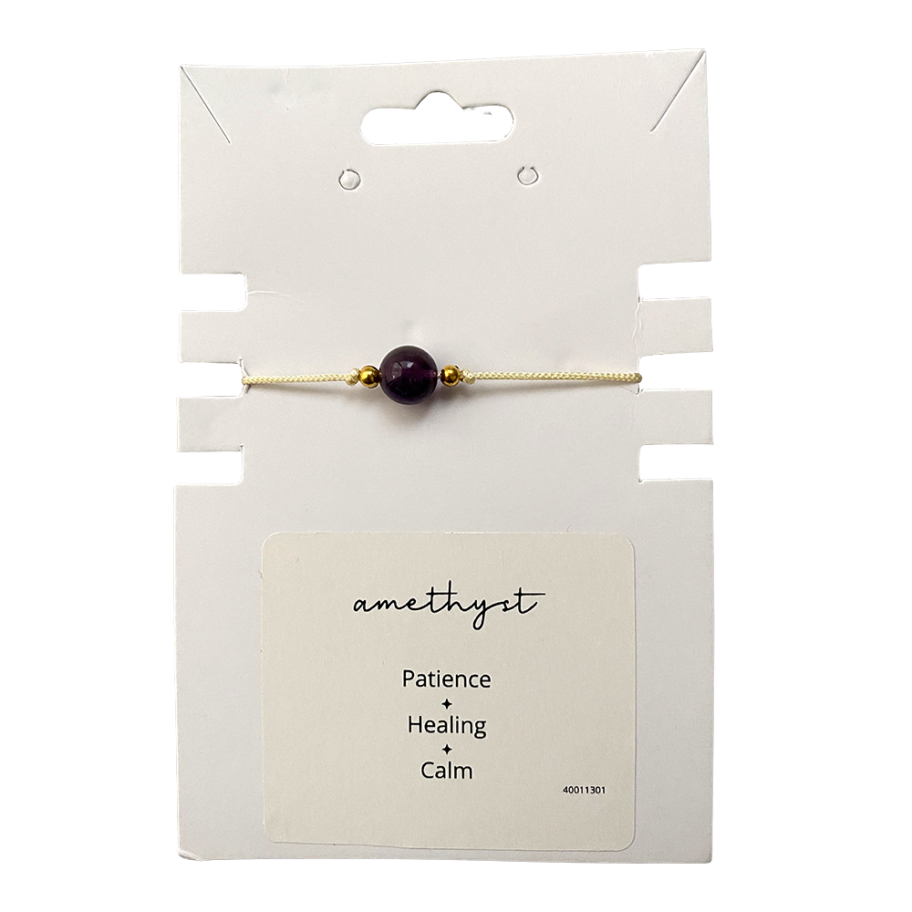 Single Bead Crystal Bracelet (Wish Bracelet)