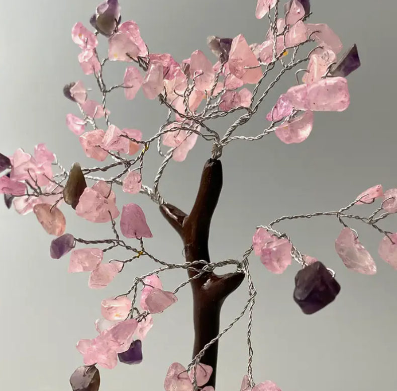 Crystal Tree - Wooden Base (100 beads)