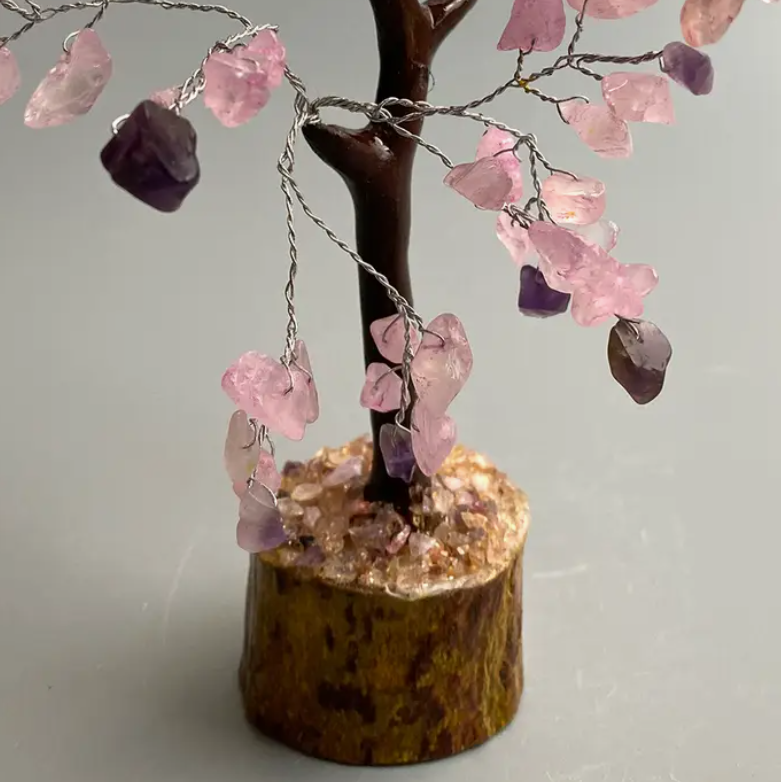 Crystal Tree - Wooden Base (100 beads)