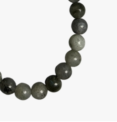 Crystal Bead Bracelet - Labradorite