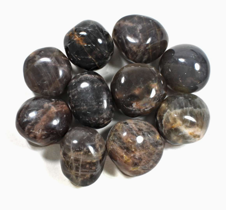 Crystals - Polished Tumble Stones - Black Moonstone