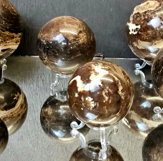 Crystal Sphere - Black Opal