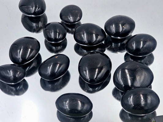 Crystal Palm Stone - Black Tourmaline