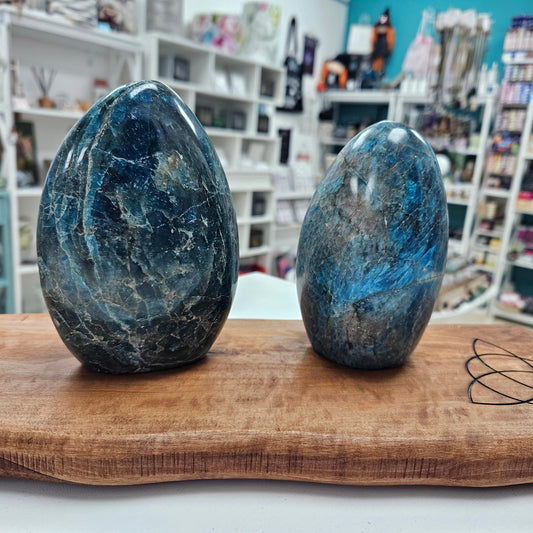 Crystal Freeform - Blue Apatite