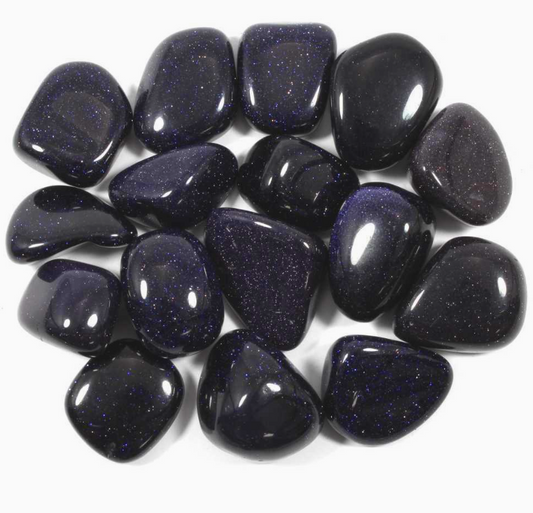 Crystals - Polished Tumble Stones - Blue Goldstone